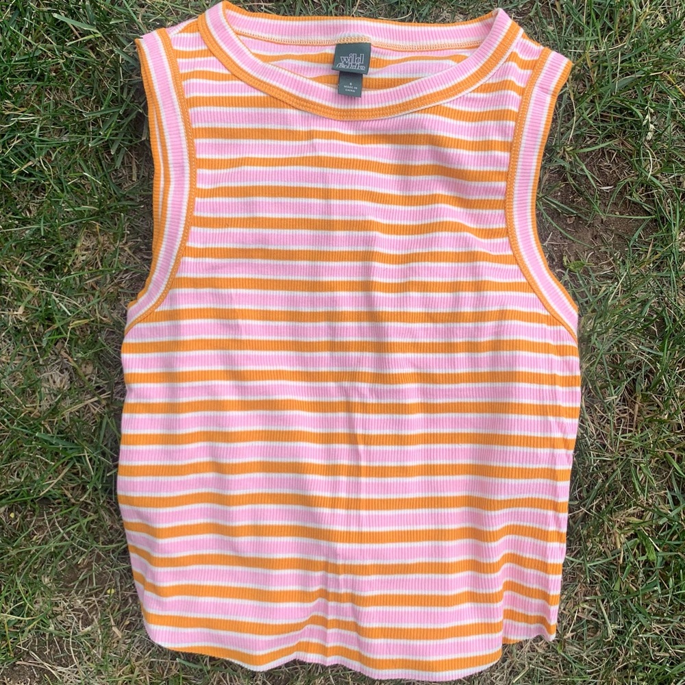 Wild fable striped tank top